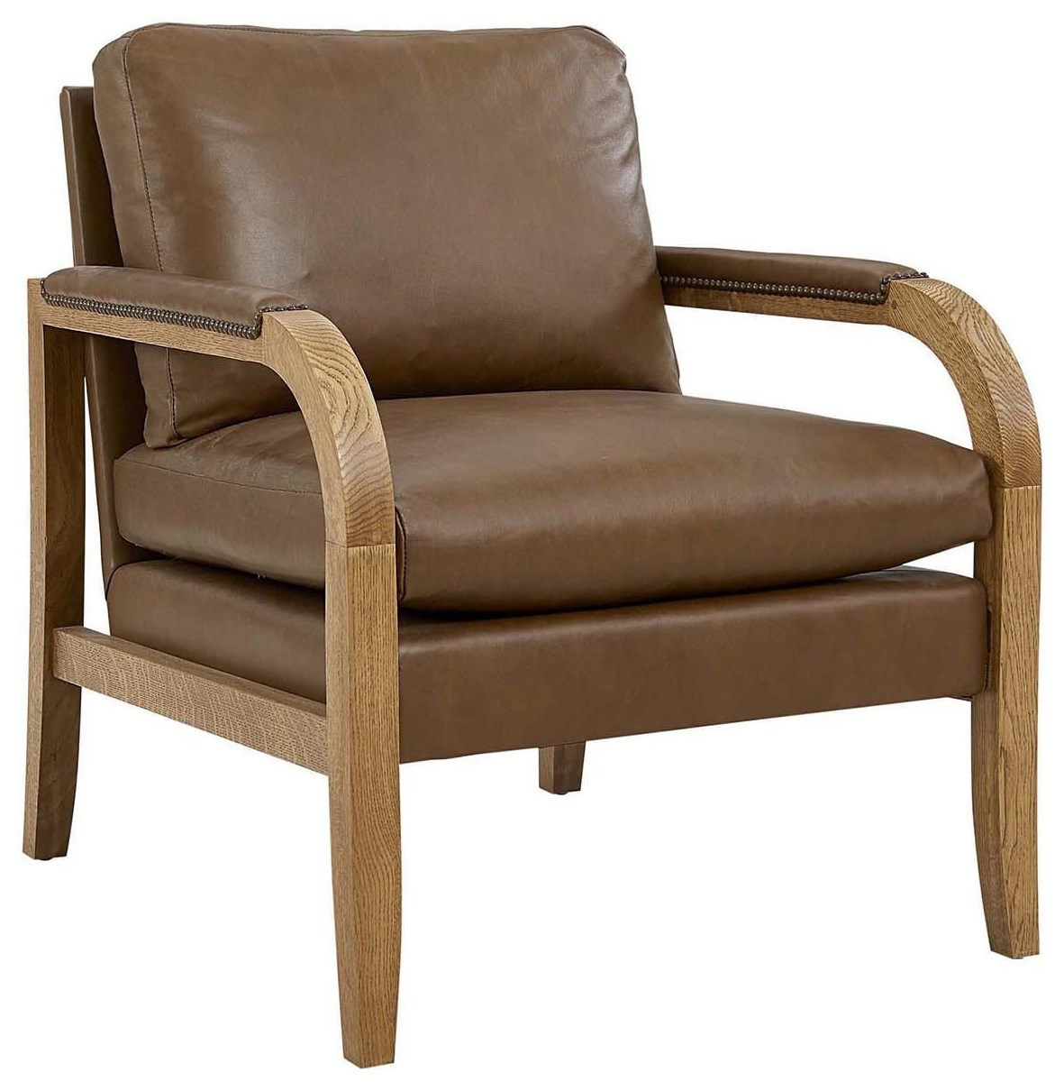 Stickley St. Lawrence CL 8165 CH St. Lawrence Leather Lounge Chair